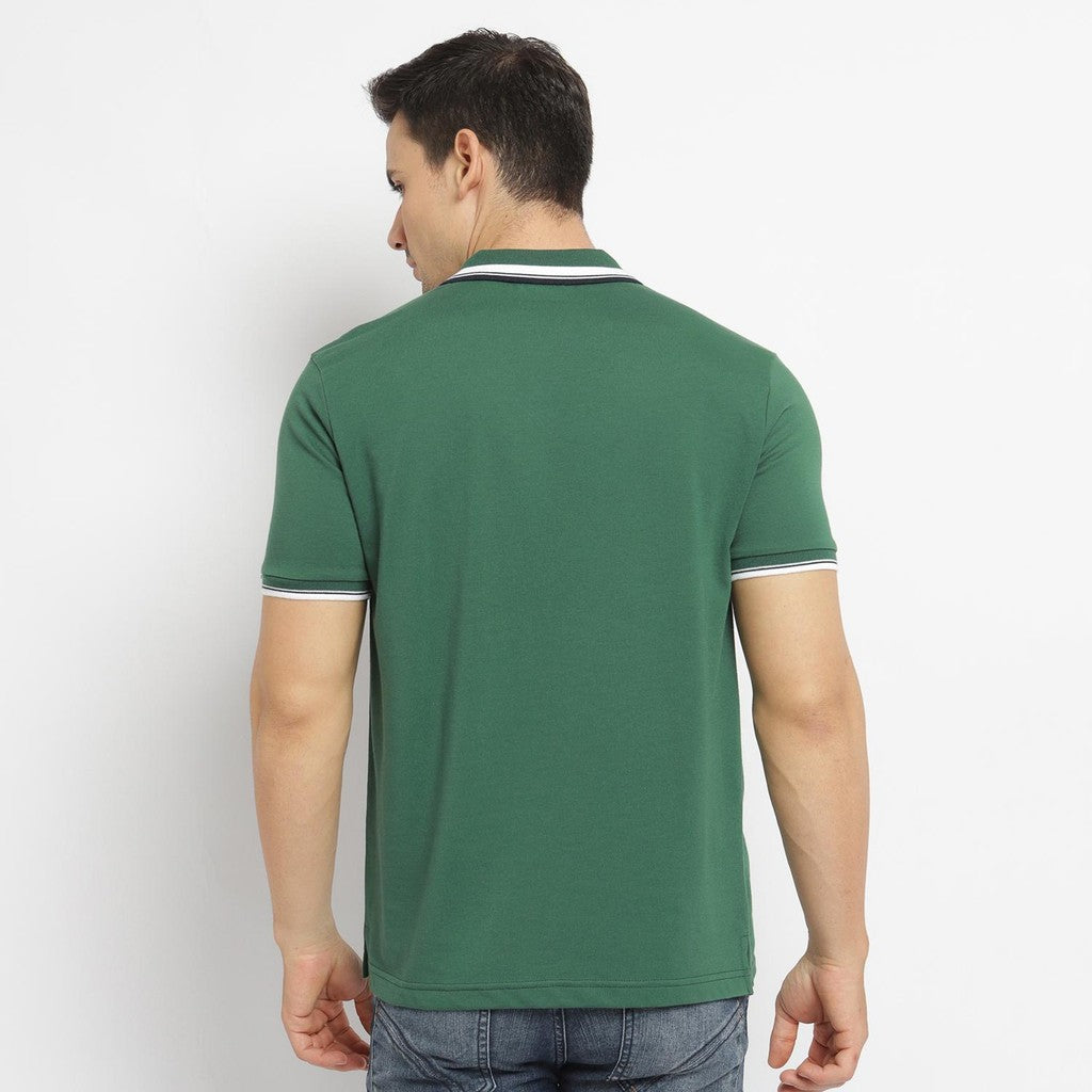 MATSUDA Kaos Polo Shirt Polos Pria Kerah Aioi Hijau Dark Green