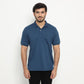 Matsuda Kaos Polo Shirt Pria Kerah Kushima Biru Steel Blue