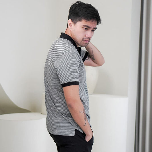 MATSUDA Kaos Polo Shirt Pria Kerah Okinawa