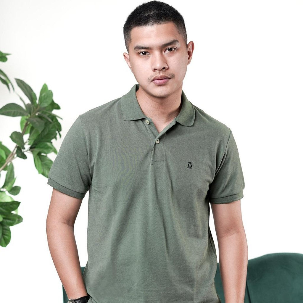 Matsuda Kaos Polo Shirt Pria Kerah Kushima Hijau H Green