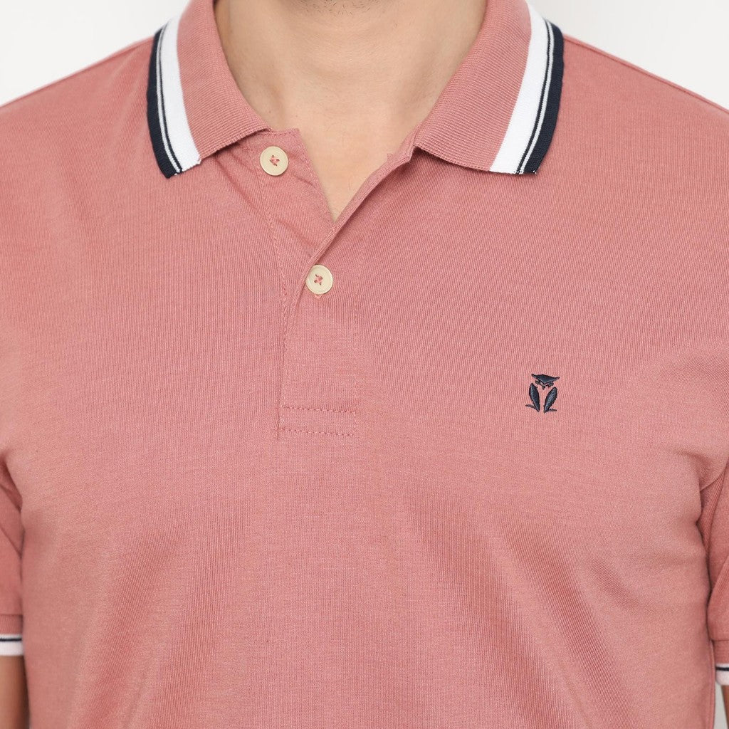 MATSUDA Kaos Polo Shirt Pria Kerah Aioi Salem Beige