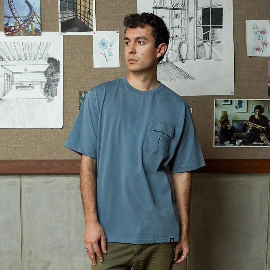 MATSUDA Kaos Polos Pocket T Shirt Cotton Okazaki