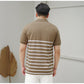 MATSUDA Kaos Polo Shirt Pria Kerah Takehara Sepia