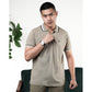 MATSUDA Kaos Polo Shirt Polos Pria  Kerah Aioi Khaki Spray Green