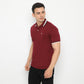 MATSUDA Kaos Polo Shirt Polos Pria Dewasa Baju Lengan Pendek Kerah Katun Aioi Maroon Burgundy