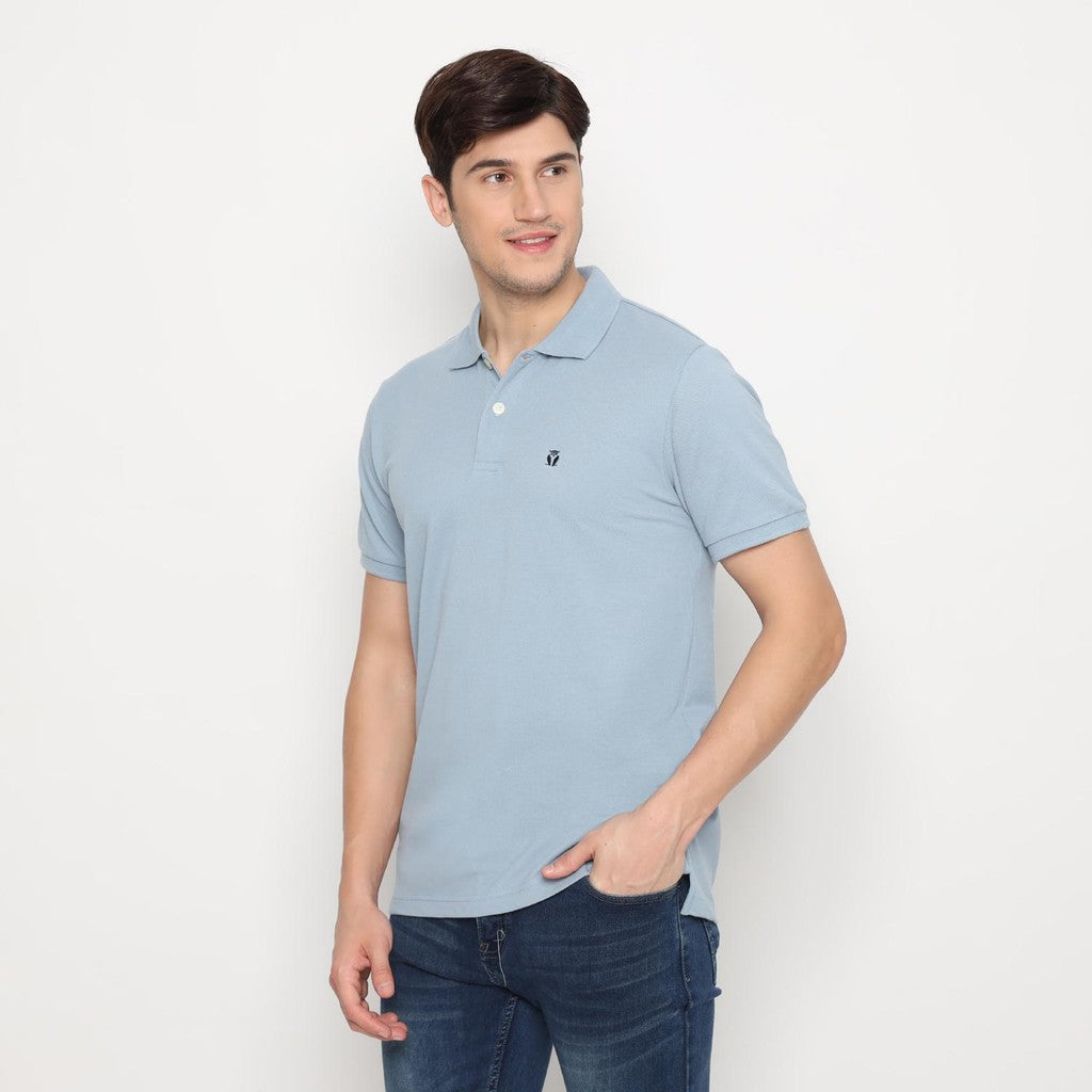 Matsuda Kaos Polo Shirt Pria Kerah Kushima Hijau Dk Slate