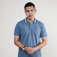 MATSUDA Kaos Polo Shirt Polos Pria Kerah Aioi Biru Blue Shadow