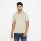 MATSUDA Kaos Polo Shirt Polos Pria Kerah Aioi Khaki Krem Castle Wall