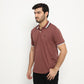 MATSUDA Kaos Polo Shirt Polos Pria Dewasa Baju Lengan Pendek Kerah Katun Aioi Merah Wine