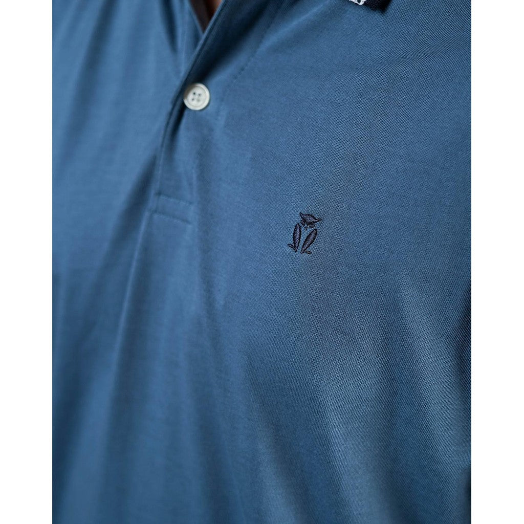 MATSUDA Kaos Polo Shirt Polos Pria Kerah Aioi Biru Blue Shadow
