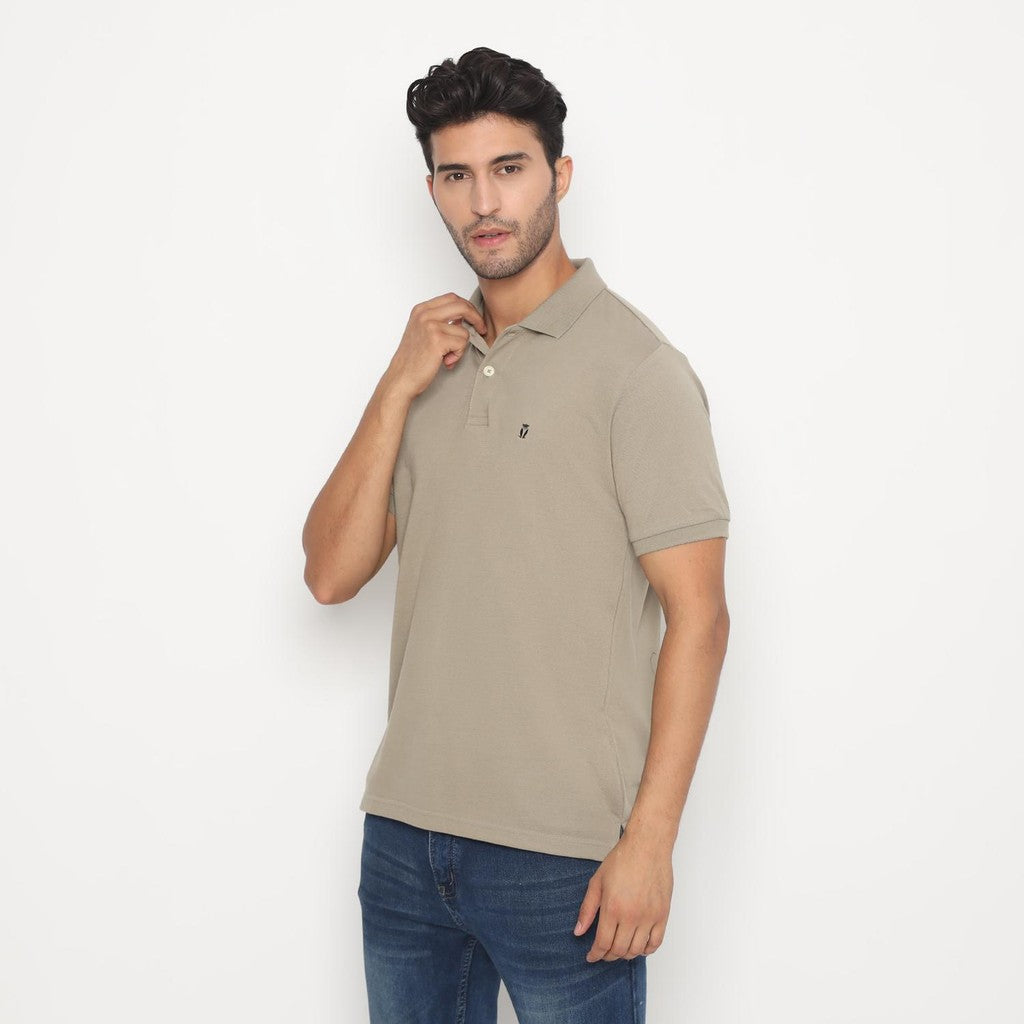 Matsuda Kaos Polo Shirt Pria Kerah Kushima Khaki Spray Green