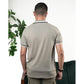 MATSUDA Kaos Polo Shirt Polos Pria  Kerah Aioi Khaki Spray Green