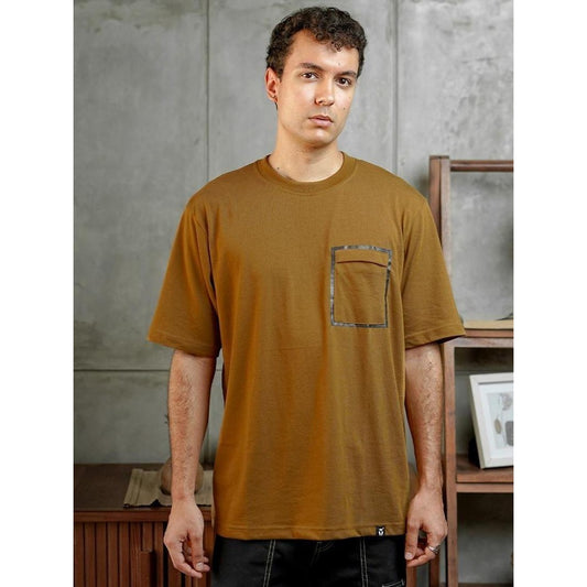 MATSUDA Kaos Polos Pocket T Shirt Cotton Obihiro Bistre