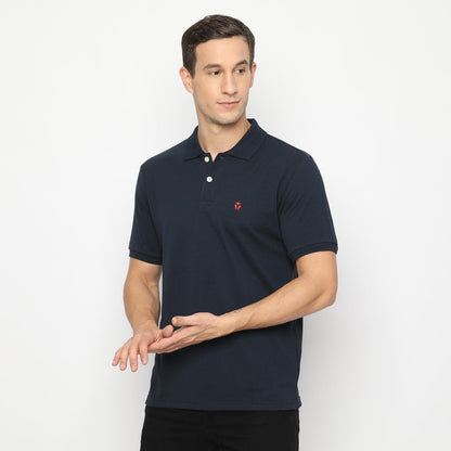 Matsuda Kaos Polo Shirt Pria Kerah Kushima Biru Blue Teal