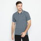 MATSUDA Kaos Polo Shirt Polos Pria Dewasa Baju Lengan Pendek Kerah Katun Aioi Abu Charcoal