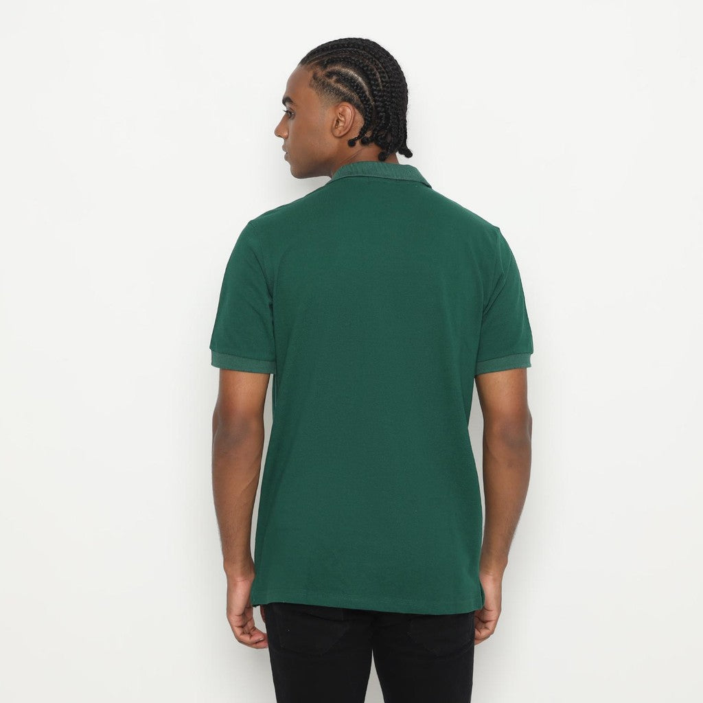 Matsuda Kaos Polo Shirt Pria Kerah Kushima Hijau Green