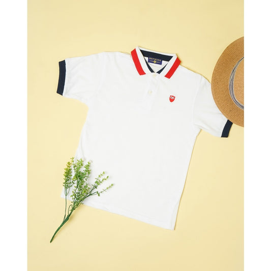 Matsuda baju kaos polo anak laki laki katun umur 2-12 Moby