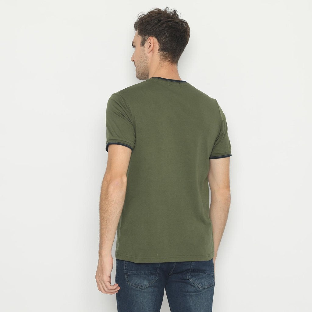 MATSUDA Kaos Pria T Shirt Edogawa Hijau Olive