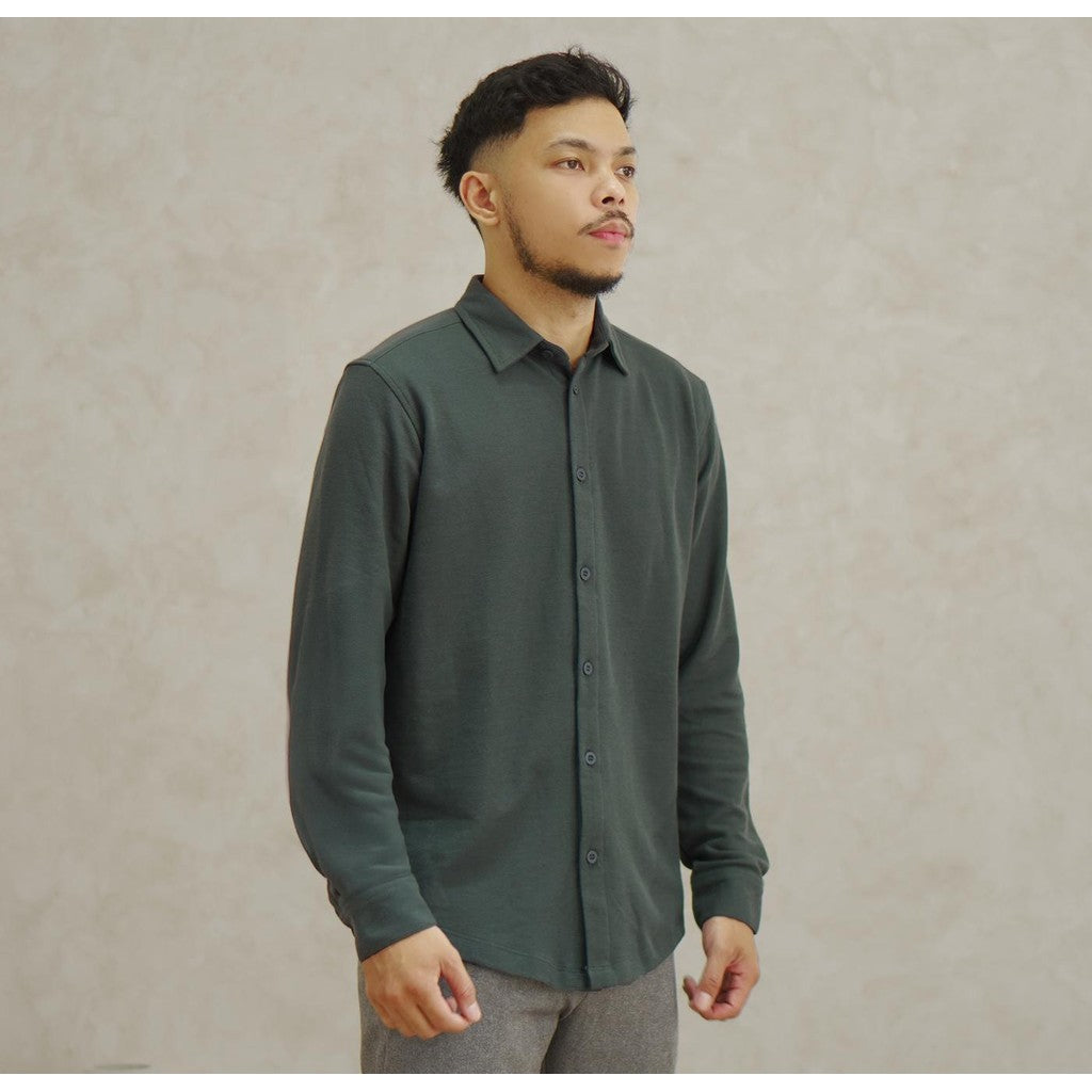 Matsuda Kemeja Pria Lengan Panjang Shunan DK Slate