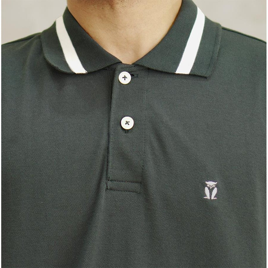 MATSUDA Kaos Polo Shirt Pria Kerah Shiojiri DK Slate