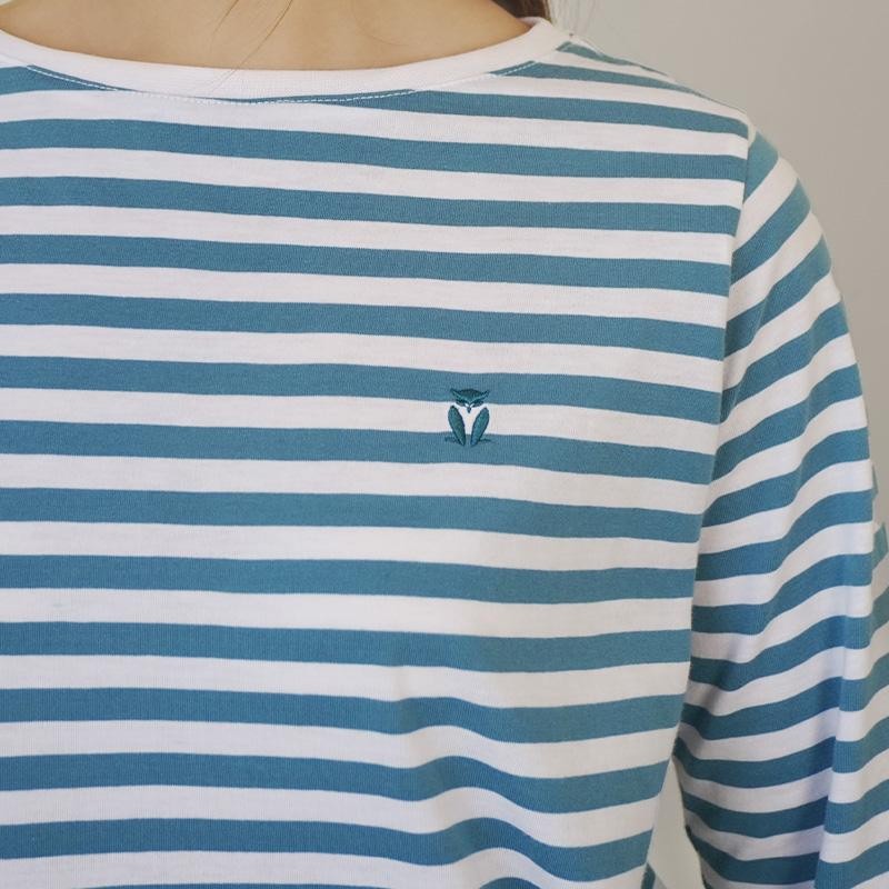 MATSUDA Kaos Wanita Longsleeve Stripe Katun Reiko