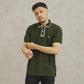 MATSUDA Kaos Polo Shirt Pria Kerah Yufu Olive