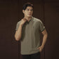 MATSUDA Kaos Polo Shirt Pria Kerah Shiraoka Cobble Stone