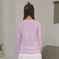 MATSUDA Kaos Wanita Longsleeve Stripe Katun Reiko