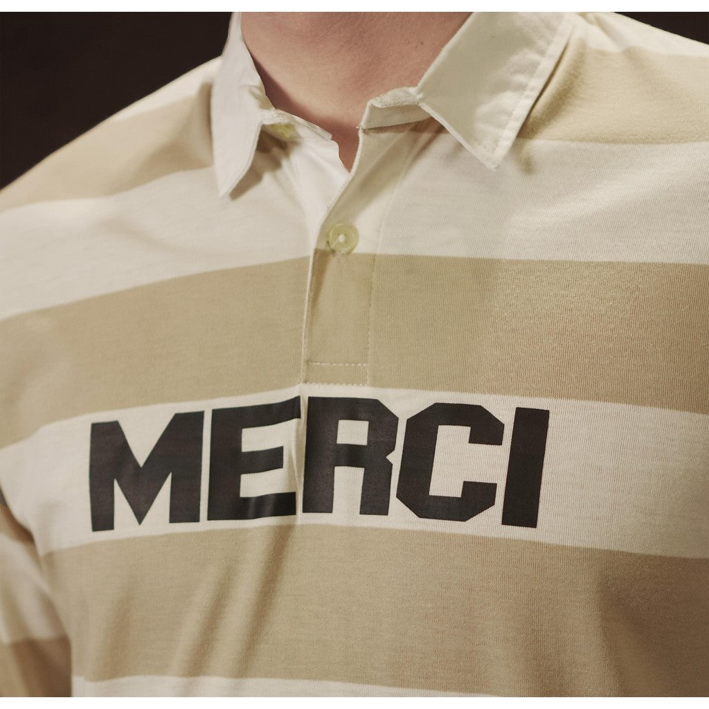 MATSUDA Kaos Polo Shirt Pria Kerah Tsuruga Offwhite Stone