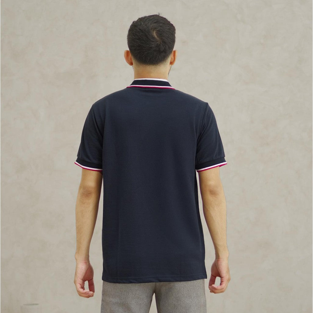 MATSUDA Kaos Polo Shirt Pria Kerah Uozu Navy