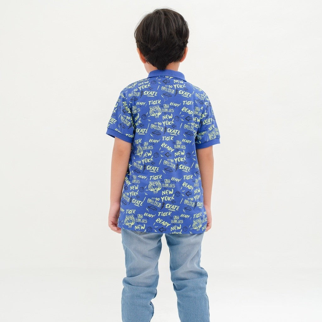 Matsuda baju kaos polo anak laki laki katun umur 2-12 Danny