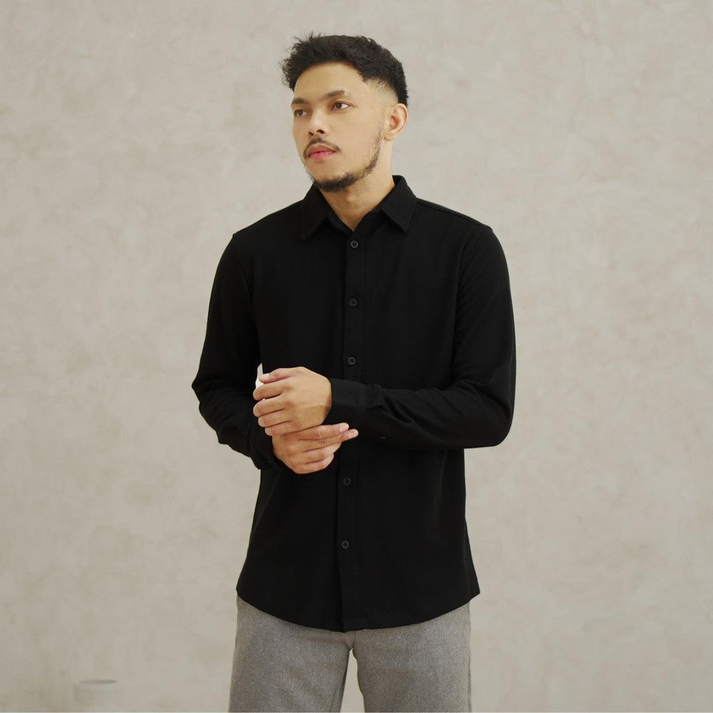 Matsuda Kemeja Pria Lengan Panjang Shunan DK Slate