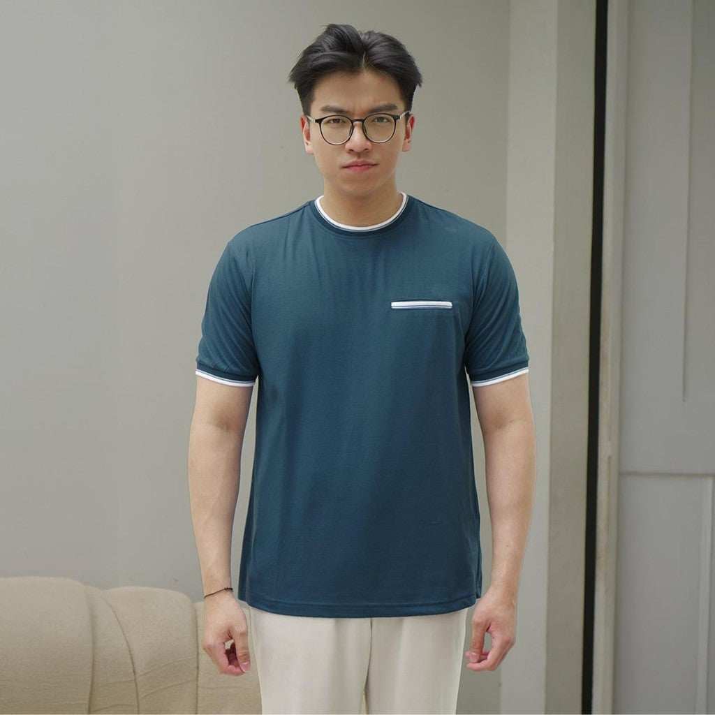 MATSUDA Kaos Pria T Shirt Edogawa Hijau Olive