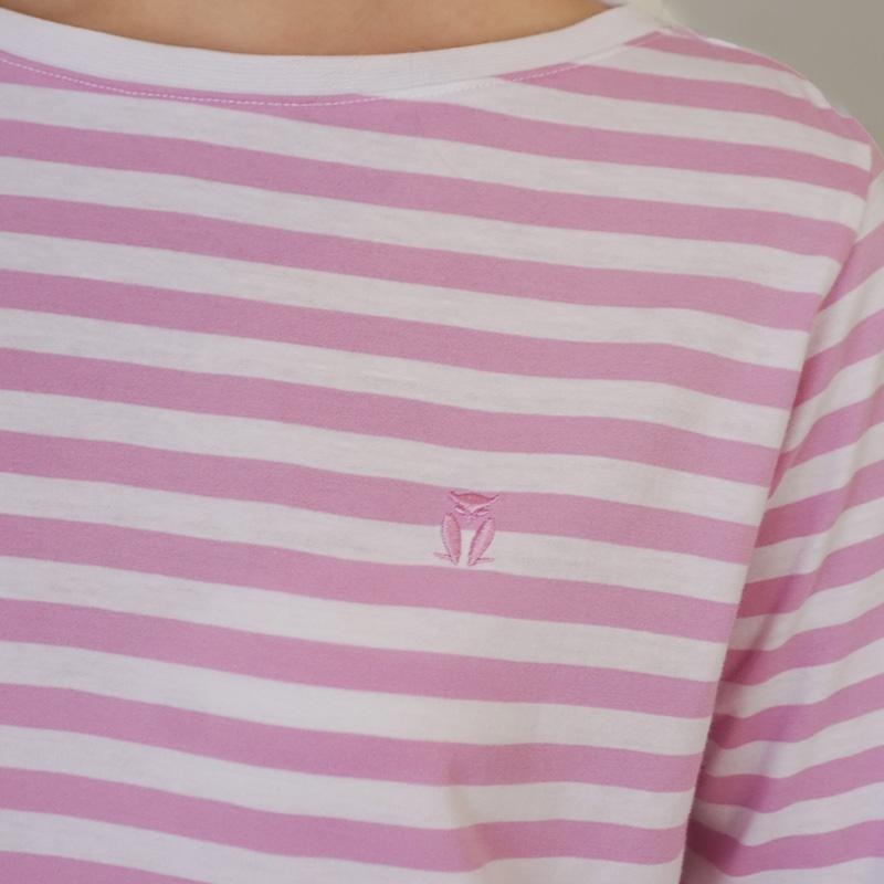 MATSUDA Kaos Wanita Longsleeve Stripe Katun Reiko