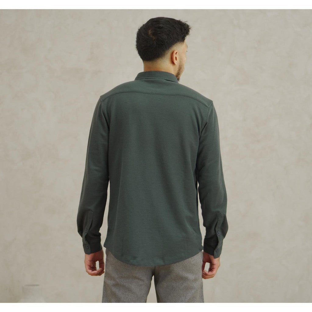 Matsuda Kemeja Pria Lengan Panjang Shunan DK Slate