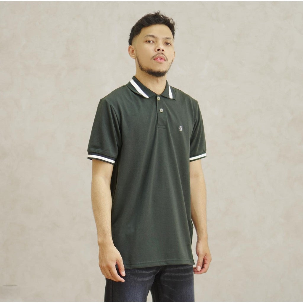 MATSUDA Kaos Polo Shirt Pria Kerah Shiojiri DK Slate