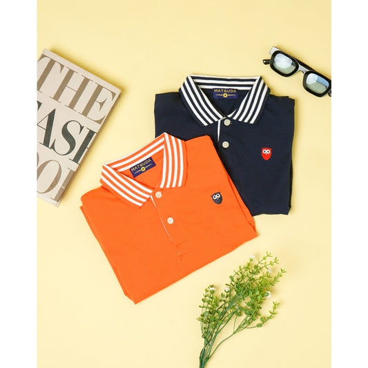 Matsuda baju kaos polo anak laki laki katun umur 2-12 Barney