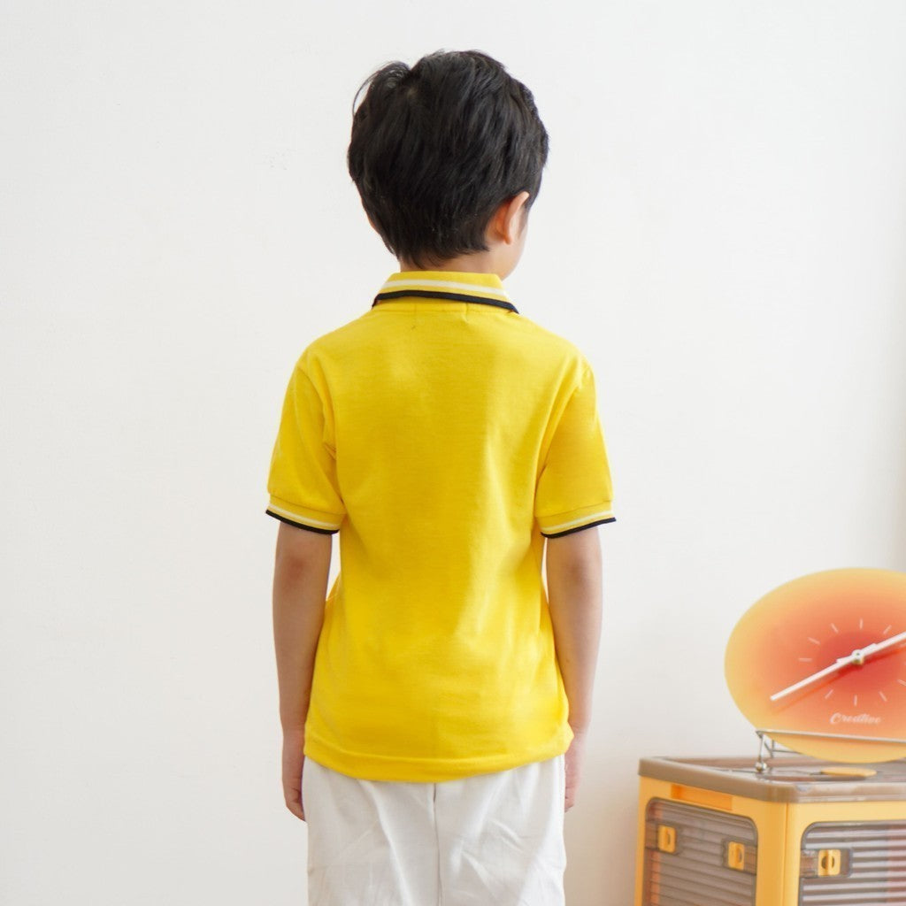 Matsuda baju kaos polo anak laki laki katun umur 2-12 Pierre