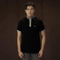 MATSUDA Kaos Polo Pria Kerah Shanghai Yasu Black