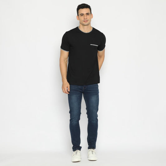 MATSUDA Kaos Pria T Shirt Edogawa Hitam Black