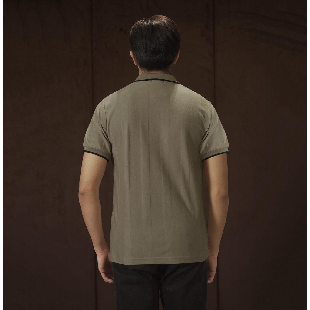 MATSUDA Kaos Polo Shirt Pria Kerah Shiraoka Cobble Stone