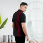 MATSUDA Kaos Polo Shirt Pria Kerah Settsu Black 3XL