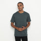 MATSUDA Kaos Polos Pocket T Shirt Cotton Chuo Seri Warna Hijau Variasi Katun Nyaman Pria 3XL