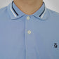 MATSUDA Baju Kaos Polo Shirt Dewasa Pria Kerah Katun Shibushi Light Blue