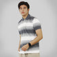 MATSUDA Baju Kaos Polo Shirt Dewasa Stripe Pria Kerah Katun Seto Navy Mel