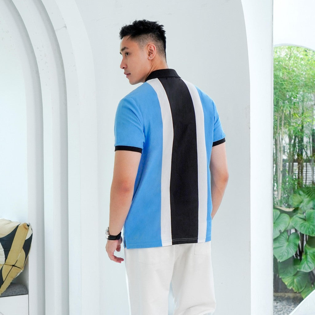 MATSUDA Kaos Polo Shirt Dewasa Polos Pria Kerah Katun Ueda