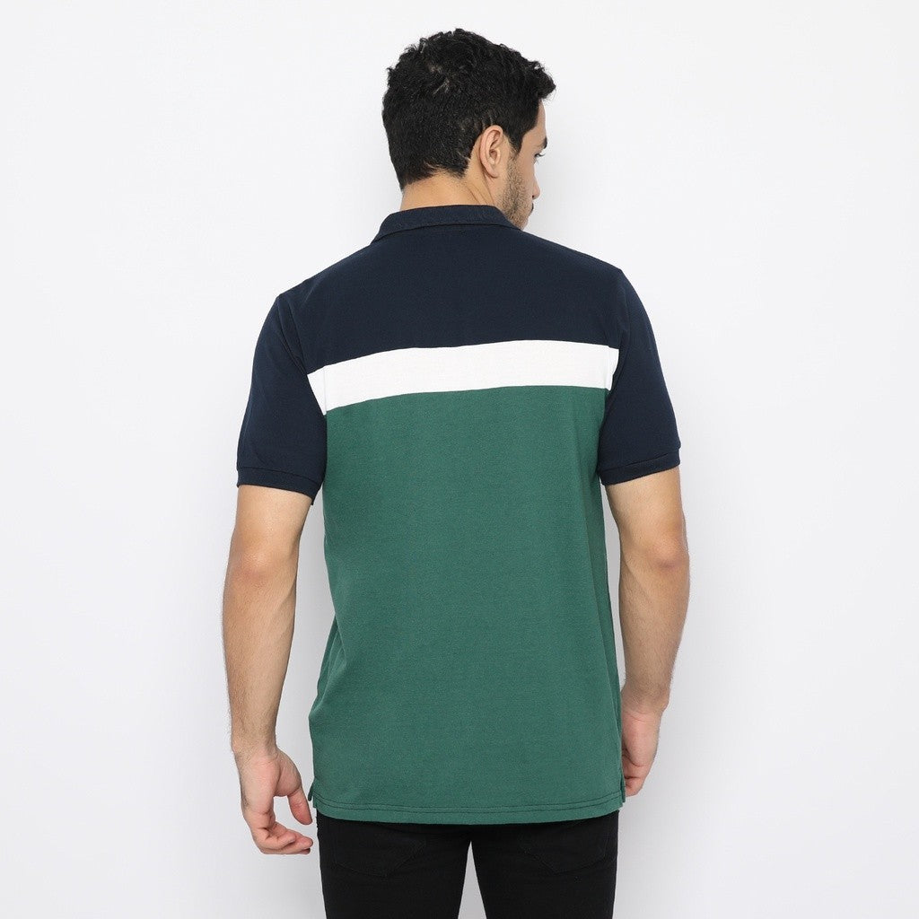 MATSUDA Kaos Polo Shirt Pria Kerah Liyama NAVY GREEN