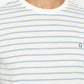 Matsuda T Shirt Pria Kaos Stripe Nantan Oblong Baju Offwhite Sky Blue