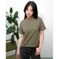 Matsuda Kaos Polos Wanita Cotton T Shirt Loose Fit Elodie OLIVE