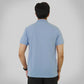MATSUDA Baju Kaos Polo Shirt Dewasa Pria Kerah Katun Shibushi Light Blue